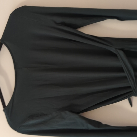 Universal Standard green side tie dress 3XS - Picture 6 of 7